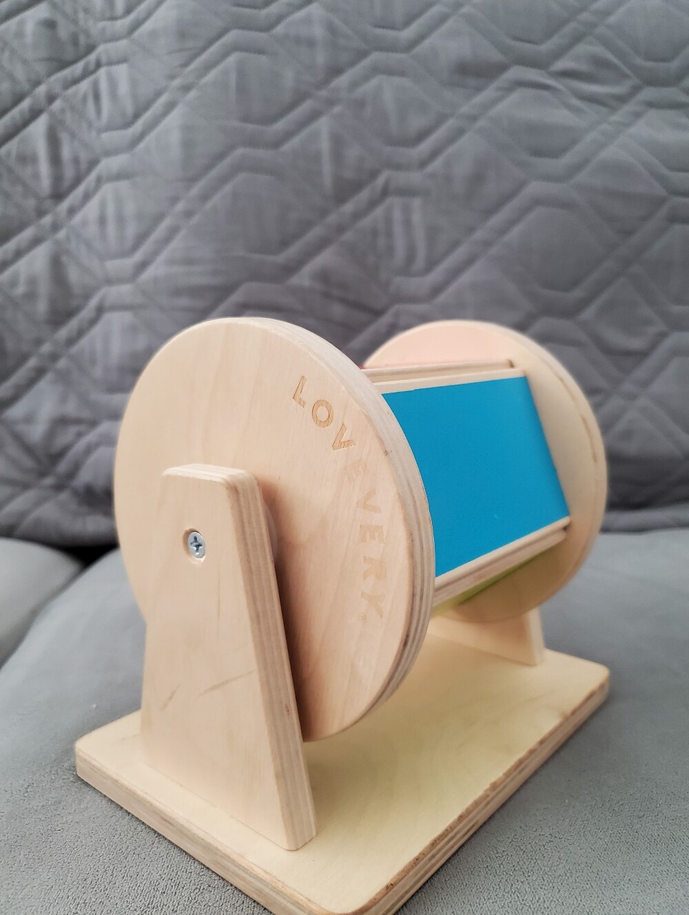 Lovevery Wooden Spinning Rsinbow Toy